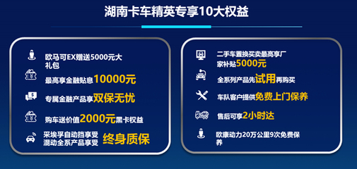 福田汽車(chē)發(fā)布湖南‘地產(chǎn)車(chē)’政策，助推綠色物流高效運(yùn)行